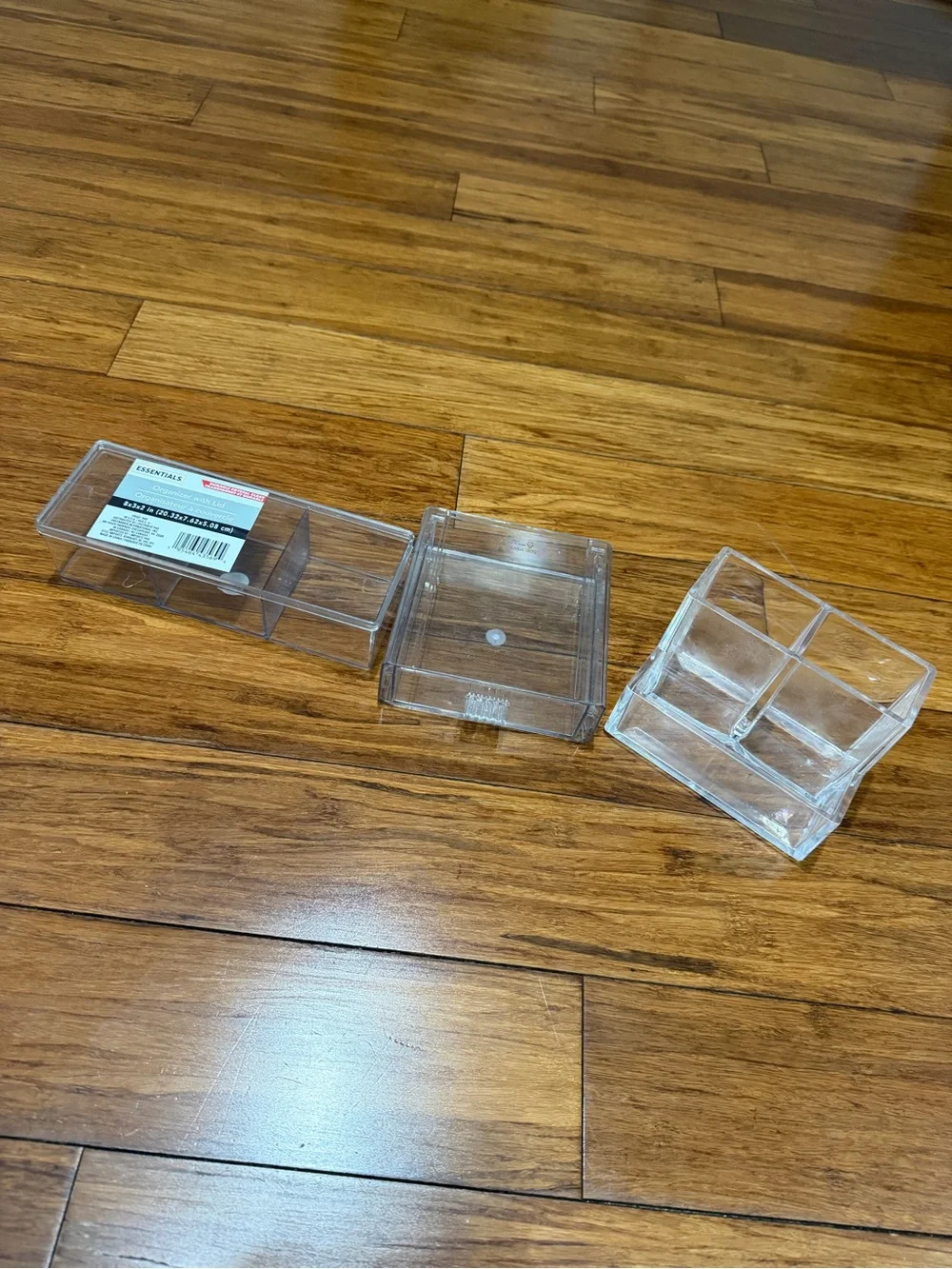 Set of 3 makeup organizers
